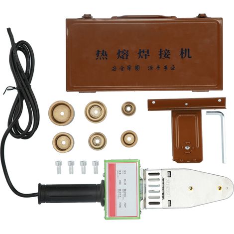 Kit pistolet à colle chaude 6 trous, dissipation thermique, prise fusion, outil de soudure électronique 750W 220V (1/5)