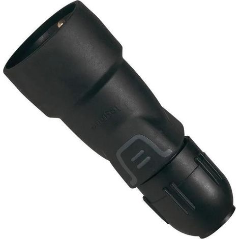 Legrand Enchufe de caucho negro 2P+T 16 A IP44