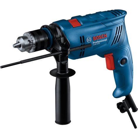 Perceuse à percussion filaire GSB 600 (moteur de 600 W, perçage de 13 mm dans le béton, charbons) (1/5)