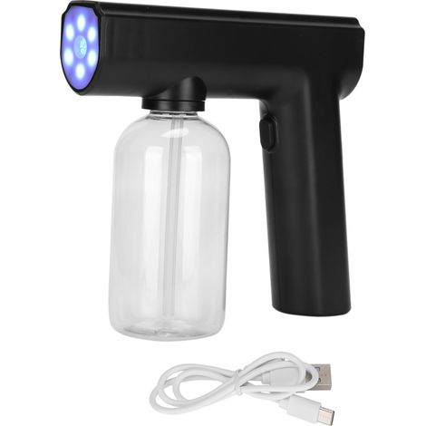 Pulvérisateur portable à brouillard nanométrique, pistolet électrique multifonction sans fil, nettoyage par brume noire (1/5)