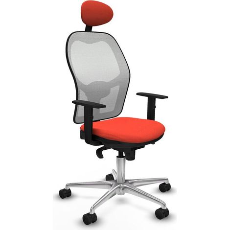 Piqueras-y-crespo Jorquera chaise bureau orange foncé (1/3)