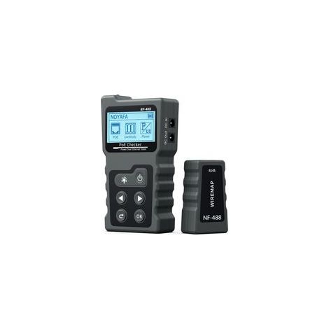 Tester per cavi avanzato con localizzatore di cavi PoE multifunzione, tester per cavi di rete per toner, kit di attrezzi con borsa, sonda audio per LAN CAT5 CAT6 Tracker - Crezuo