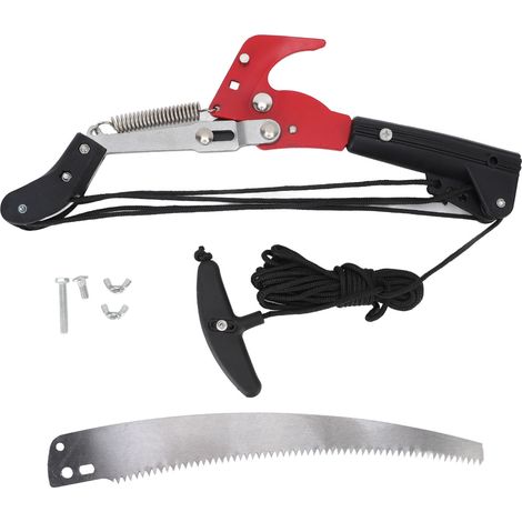 FTVOGUE Tête de Scie pour Sécateur d'arbres, en Acier à Haute Teneur en Carbone, Coupe-branches de Conception Ergonomique, 34,5 Cm pour l'élagage à Haute Altitude, Poteau de 1 Pouce (1/5)