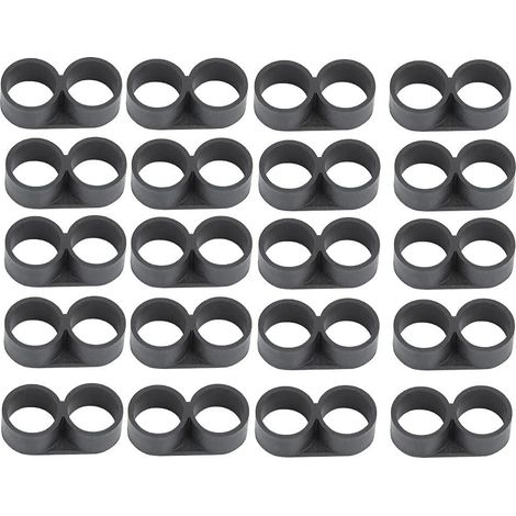 100pcs bouchon d'extrémité d'irrigation goutte à goutte, irrigation goutte à goutte tube d'eau bouchon d'extrémité raccord accessoires d'irrigation (16mm) (1/5)