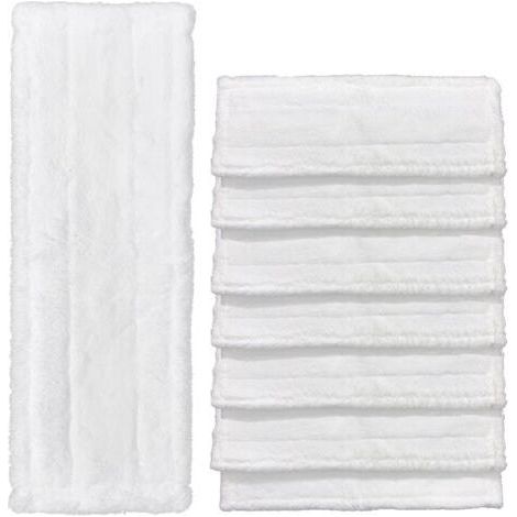 Lot de 8 Bonnette Nettoyeur Vapeur Pour Karcher Easy Fix SC2, SC3, SC4 Bonnettes Lingettes de Rechange Chiffons en Microfibre Lingettes Remplacement pour le Nettoyeur à Vapeur Serpillere Balai Vapeur (1/5)