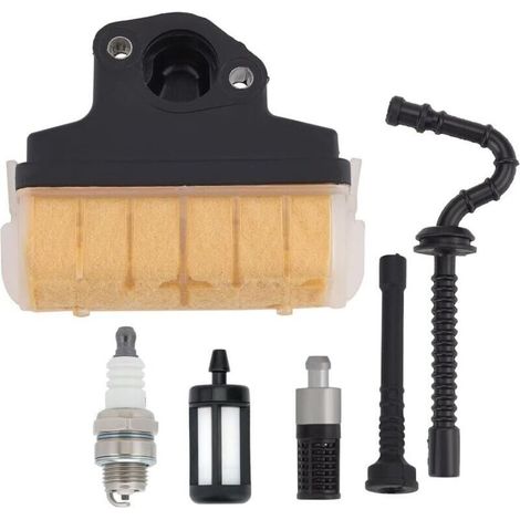 MS250 MS210 MS230 Kit de réglage du filtre d'air pour Stihl 021 023 025 MS210 MS230 MS250 Voie à chaîne avec bougie de filtre d'huile à combustible (1/5)
