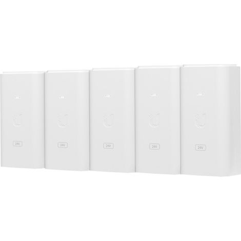 Injecteur PoE Ubiquiti 24VDC 12W pack de 5