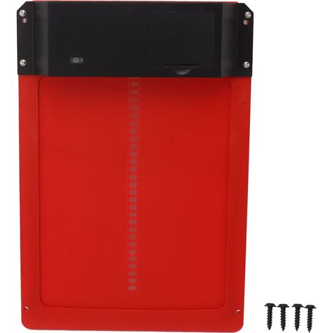 Jeffergarden Ouvre-porte automatique de poulailler en plastique léger à détection automatique de porte de maison de poulet de sens léger pour la volaille rouge (1/5)
