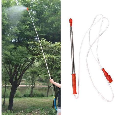 Pistolet À Eau Haute Pression Avec Lance À Jet Variable Et Rotative Compatible Nettoyeurs (1/4)