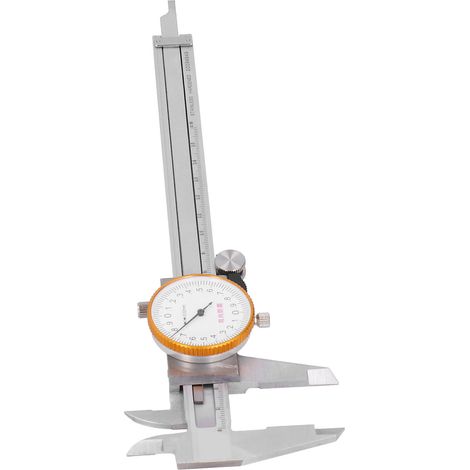 Pied à coulisse à vernier 0,02 mm en acier inoxydable antichoc, outil de mesure manuel 0-150 mm (1/5)
