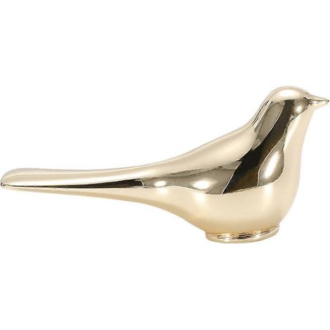 Poignées de meuble et boutons de tiroir en forme d'oiseau doré, élégantes poignées décoratives en alliage de zinc pour commodes (1/5)