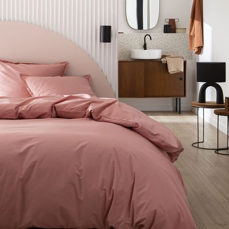 Housse de Couette Unie en Coton, Tout Doux, 260x240 cm (1/3)