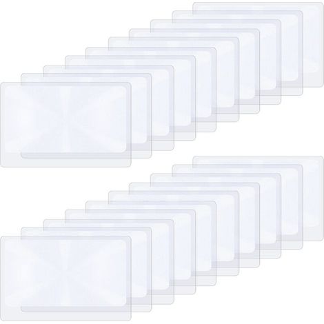 Lot de 20 lentilles Fines Fresnel de Poche, 3 lentilles légères Fresnel pour Lecture ou Allume-feu (1/5)