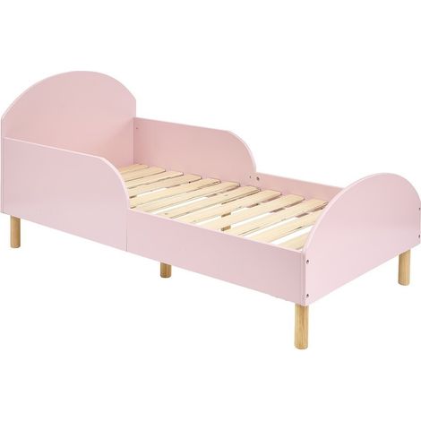 Kids Toddler Bed Frame - L144 x W74 x H68 cm - Pink