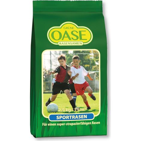 Oasis gazon de sportsports pelouse 2,5 kg graines de gazon, herbe, gazon, sport, famille, robuste
