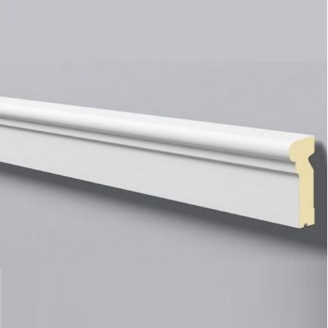 Fenstersohlbank NMC FA13 DOMOSTYL Noel Marquet Fassadenstuck Fensterumrandung Fassadenprofil Zeitloses Klassisches Design weiß 2 m (1/3)
