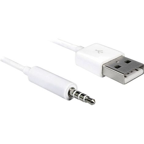 Delock USB, Jack Câble adaptateur [1x USB 2.0 type A mâle - 1x Jack mâle 3.5 mm] 1.00 m