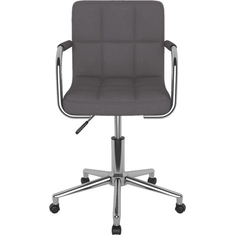 Maison Exclusive - Sedia da Pranzo Girevole Grigio Talpa in Tessuto