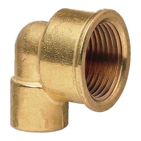 Manguito de cobre para codo, 1 pieza, corto - 90GCU 15X21 - 14