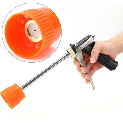 Juego de pulverizador agrícola DN10 G3/8, varilla larga de aleación de zinc, accesorios de riego ergonómicos de alta presión. (1/5)