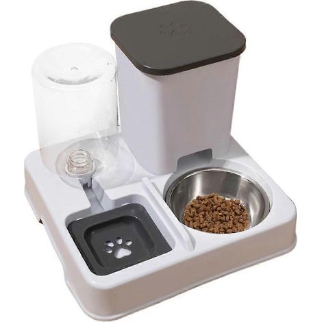 Automatischer Futter- und Wasserspender für Katzen und Hunde – Tragbares, rutschfestes Gerät (1/5)