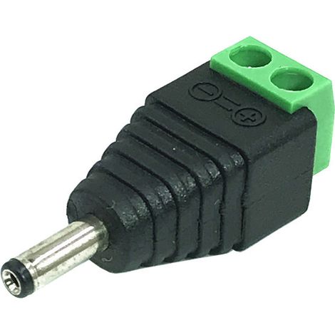Überwachungs-Gleichstromsteckdose, grüne Buchse, 3,5 x 1,35 mm, 12V Gleichstrom-Niederspannungsstecker, kein Löten erforderlich. (1/5)