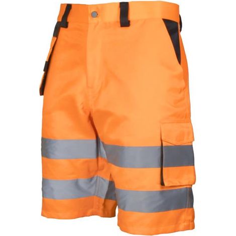 Scan SCAHVHSLO Hi-Vis Holster Shorts Orange - W34-36in SCAHVHSLO