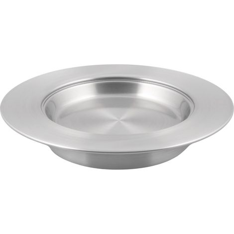 Assiette à pain de communion en acier inoxydable pour les églises  Assiette de service empilable pour pain et gaufrettes de communion  Fournitures de communion – Finition mate satinée (1/5)