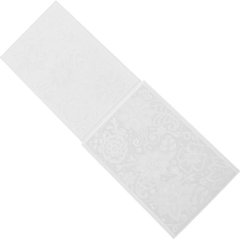 Gabarit de gaufrage en plastique, moule pliable compatible avec la peinture (1/5)