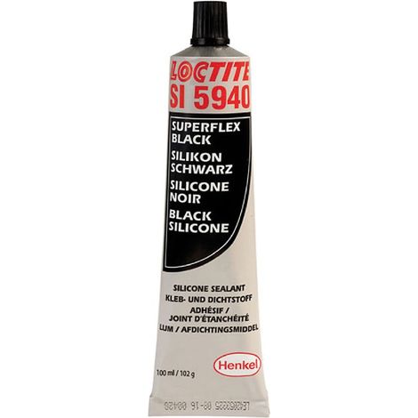 Loctite – Silicone noir pour joint d'étanchéité 100ml – Résistance de -55 à 200°C – Application sur verre, métal, céramique – Colle et étanchéité moteur