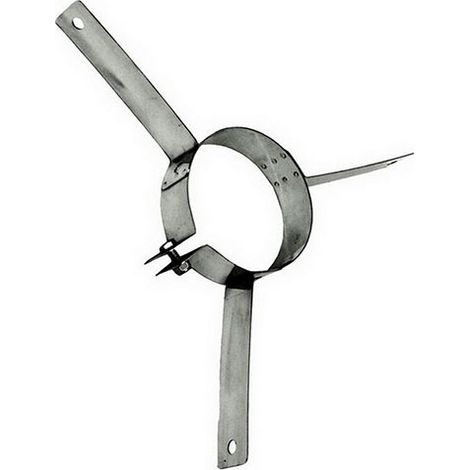 Brida multiusos para conducto de humos DN 130