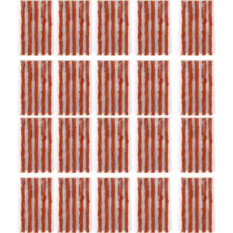 Bande De Réparation De Pneu - 6 mm x 10 cm - Pour Pneus Sans Chambre À Air - Vélo Auto ATV UTV Tondeuse - 100 Pièces (1/5)