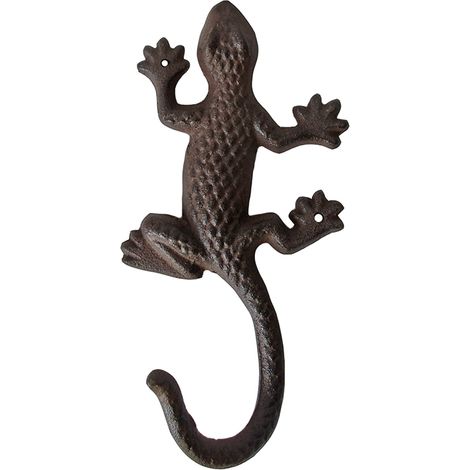 Salamandre Fonte marron 6x13x23cm (1/3)
