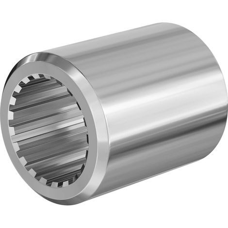 Wiltec – Manchon arbre cannelé type D 60 mm – Raccord 1⅜″ – 21 dents et rainures – Pour tracteurs agricoles