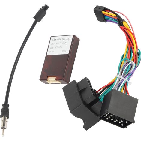 Audio-Kabelbaumadapter mit Canbus-Box für F30/F10/X5/E46/E39/E53 Fahrzeuge (1/5)