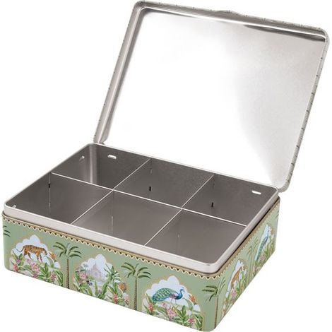 Caja de Té con 6 Compartimentos - Paraíso Salvaje - Easy Life