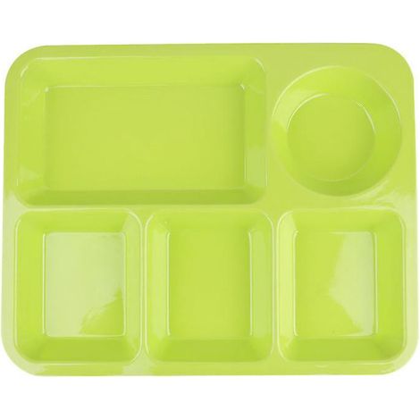 1 Stück Teller mit unterteilten Fächern