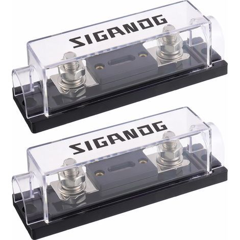 Sicherungshalter 200 Ampere 0/2/4 Gauge mit 200A ANL-Sicherungen für Auto, LKW, Heimwerkerbedarf (2er-Pack) (1/5)