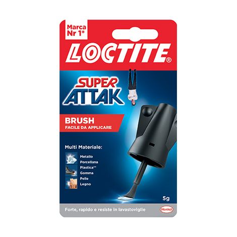 LOCTITE ATTAK EASY BRUSH - GR 5 CF=PZ 12- 1 confezioni