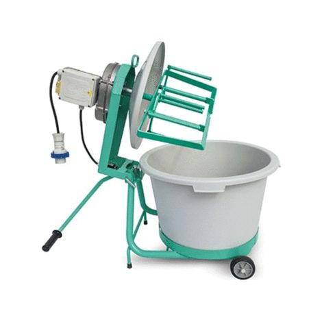 Imer – Malaxeur électrique 56 litres – Puissance 0,55 kW – Double malaxage à 3 mouvements – Pour matériaux fins comme colle à carreaux