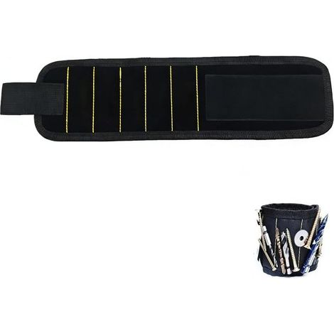Tool Sleeves, Magnetic DIY Tool Cuff Tool Holder Screw and Nut Holder for Men Dad Craftsmen or Handyman Fix Screws and Nails
