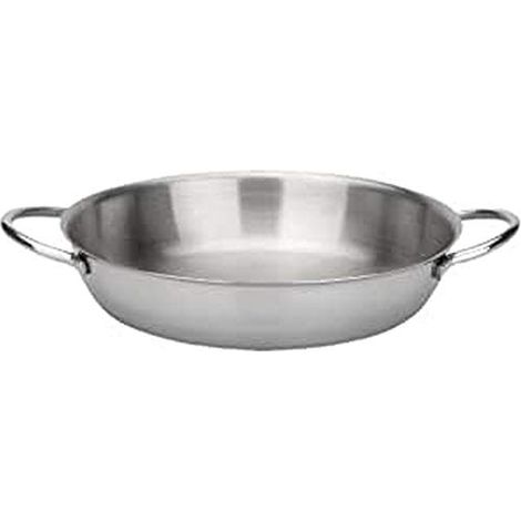 Ibili Piatto rotondo in acciaio inox 18 cm