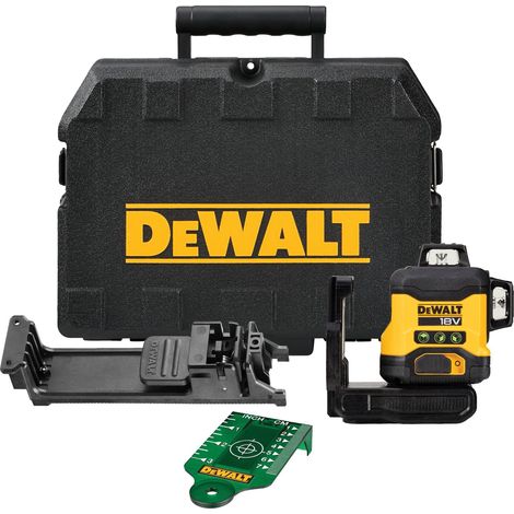 DeWalt DCLE34031N 18V XR Compact Green Laser 3 x 360 Degree - Bare Tool
