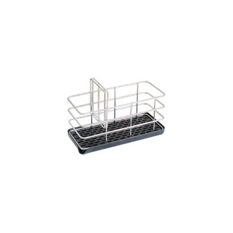 Support de cuisine en acier inoxydable 304 pour évier, plateau noir, organisateur de plan de travail (1/5)