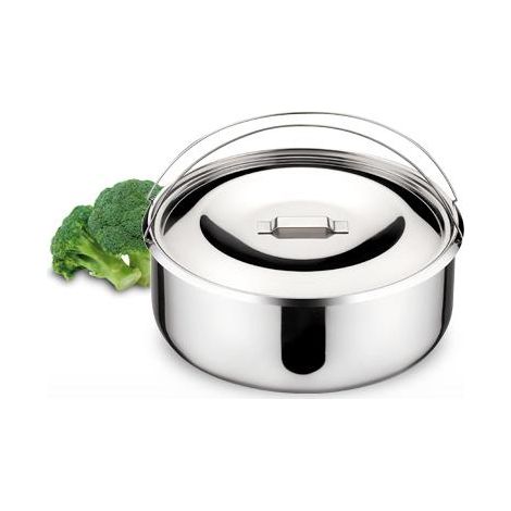 Lagostina Scodello Per Pentola A Pressione 7 Litri Con Coperchio In Acciaio Inox 18,5 Cm