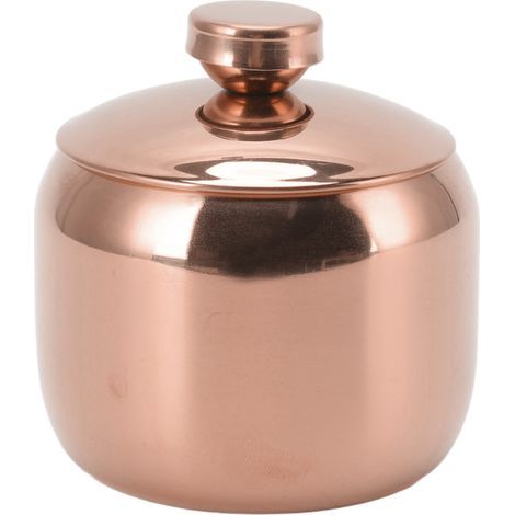 Acier inoxydable or assaisonnement Condiment Pot épices sel sucre poivre conteneur pot organisateur de stockage avec couvercle or Rose (1/5)