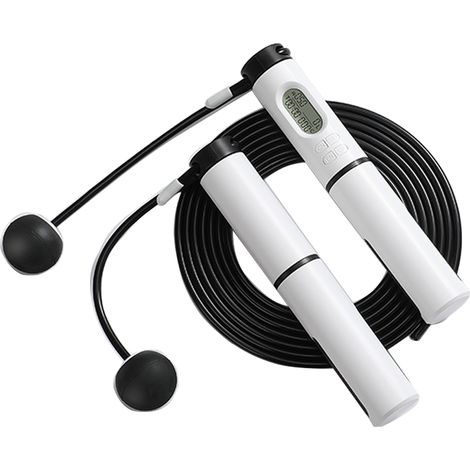 Corde à Sauter Électronique avec Compteur de Calories - Sans Fil - Réglable - Affichage LCD - Pour Adultes et Enfants - 1 Pièce (1/5)