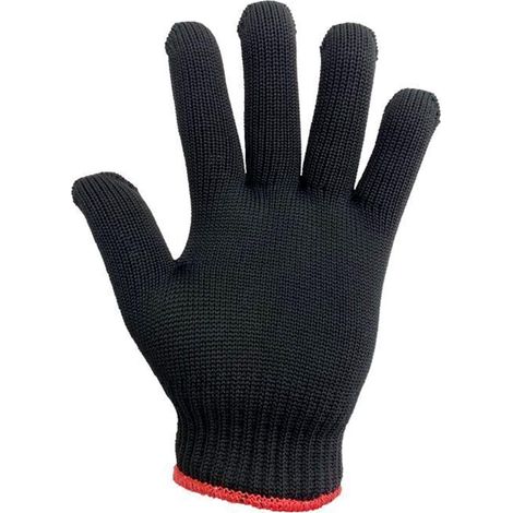 Gants de Salon de coiffure professionnels résistants à la chaleur noirs pour fers à friser 12 pièces (1/5)