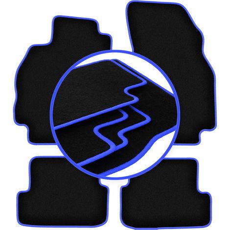 Carlux-blaue Automatten für: Renault Megane II Schrägheck (2002-2008) (1/5)
