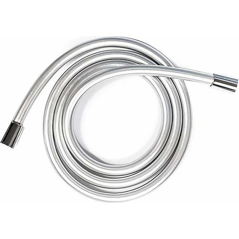 Tuyau de douche ZVD-PVC, rallonge de remplacement supplémentaire pour salle de bain, tuyau flexible de 1,5 m, tuyau de douche à main (G1/2, 1,5 m) (1/4)
